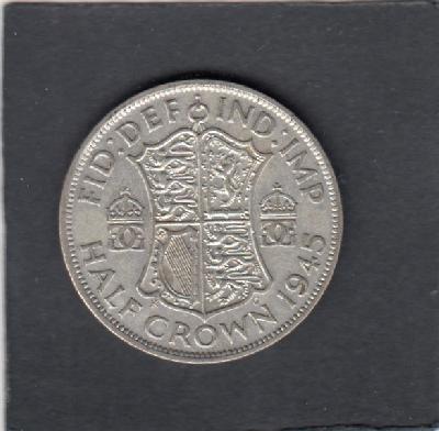 Beschrijving: 1/2 Crown  GEORGIUS VI  